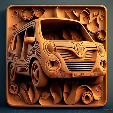 3D модель Renault Kangoo (STL)